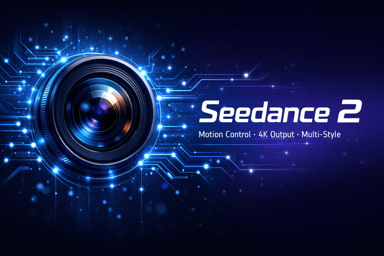 Seedance 2 AI-videogenerator med bevægelsesstyring og 4K-udgang